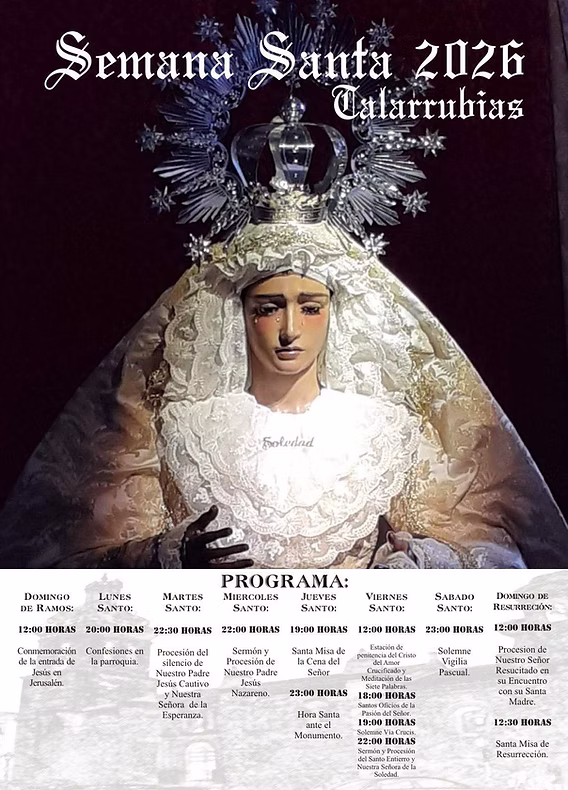Semana Santa en Talarrubias 2026 Talarrubias